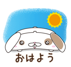 Lop-eared rabbit stamp sticker #6502779