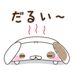 Lop-eared rabbit stamp sticker #6502784