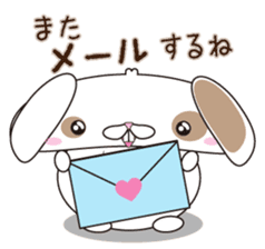 Lop-eared rabbit stamp sticker #6502787