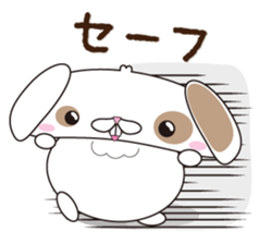 Lop-eared rabbit stamp sticker #6502788