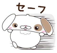 Lop-eared rabbit stamp sticker #6502788