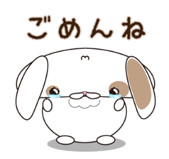 Lop-eared rabbit stamp sticker #6502789