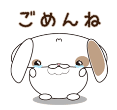 Lop-eared rabbit stamp sticker #6502789