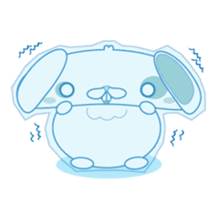 Lop-eared rabbit stamp sticker #6502790