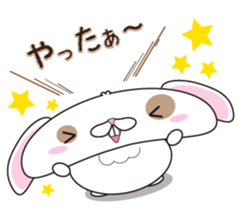 Lop-eared rabbit stamp sticker #6502792