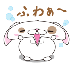 Lop-eared rabbit stamp sticker #6502793