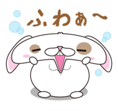 Lop-eared rabbit stamp sticker #6502793