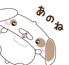 Lop-eared rabbit stamp sticker #6502795