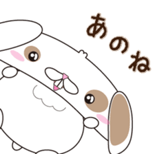 Lop-eared rabbit stamp sticker #6502795