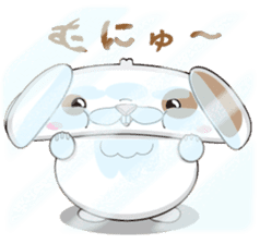 Lop-eared rabbit stamp sticker #6502796