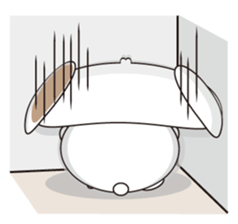 Lop-eared rabbit stamp sticker #6502797