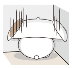 Lop-eared rabbit stamp sticker #6502797