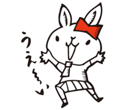 High school Rabbit girl sticker #6502840