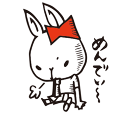 High school Rabbit girl sticker #6502847