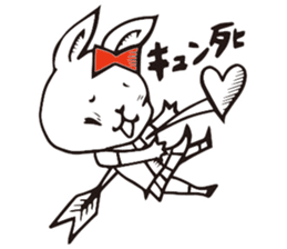 High school Rabbit girl sticker #6502850