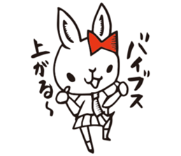 High school Rabbit girl sticker #6502852