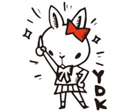 High school Rabbit girl sticker #6502853