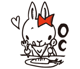 High school Rabbit girl sticker #6502863