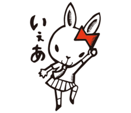 High school Rabbit girl sticker #6502871