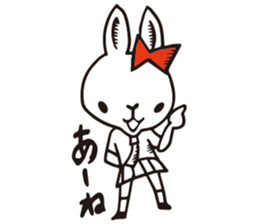 High school Rabbit girl sticker #6502872