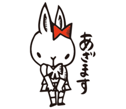 High school Rabbit girl sticker #6502875