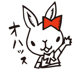 High school Rabbit girl sticker #6502877