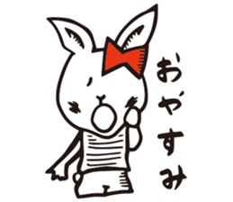 High school Rabbit girl sticker #6502878