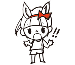 High school Rabbit girl sticker #6502879