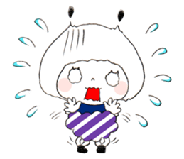 Cat eyes girl (nekome-chan) sticker #6503203