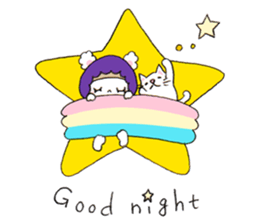 Cat eyes girl (nekome-chan) sticker #6503217