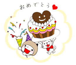 Cat eyes girl (nekome-chan) sticker #6503219