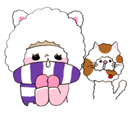 Cat eyes girl (nekome-chan) sticker #6503234