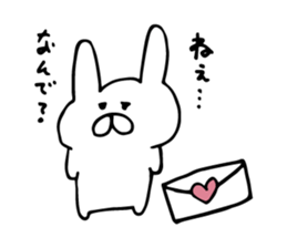 rabbit mail sticker #6503407