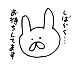 rabbit mail sticker #6503438