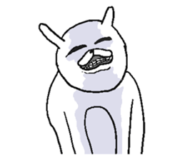 Very annoying rabbit. sticker #6504675