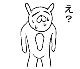 Very annoying rabbit. sticker #6504677