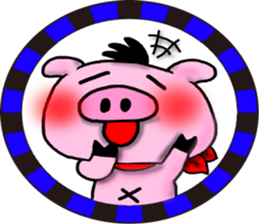 pig sticker-1- sticker #6504681