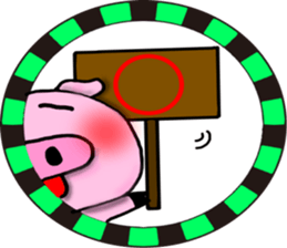 pig sticker-1- sticker #6504682