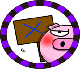 pig sticker-1- sticker #6504683