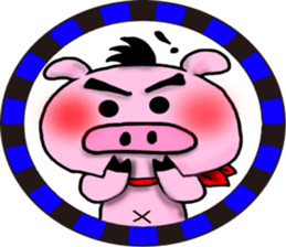 pig sticker-1- sticker #6504684