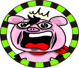 pig sticker-1- sticker #6504686