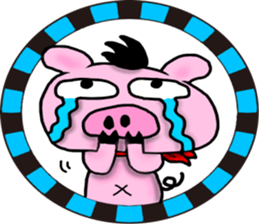 pig sticker-1- sticker #6504687