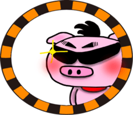 pig sticker-1- sticker #6504688
