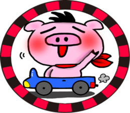 pig sticker-1- sticker #6504690