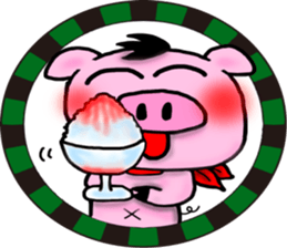 pig sticker-1- sticker #6504696