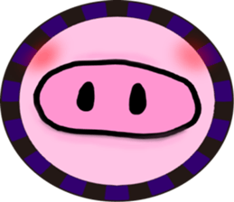 pig sticker-1- sticker #6504700