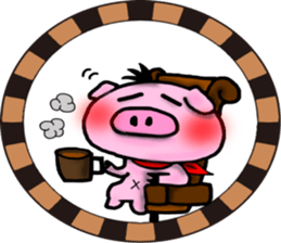 pig sticker-1- sticker #6504706