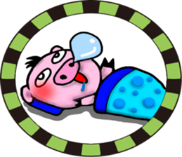 pig sticker-1- sticker #6504708
