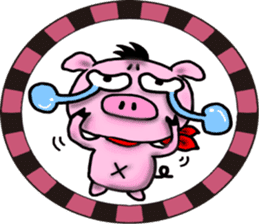 pig sticker-1- sticker #6504709