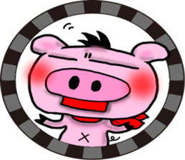 pig sticker-1- sticker #6504714